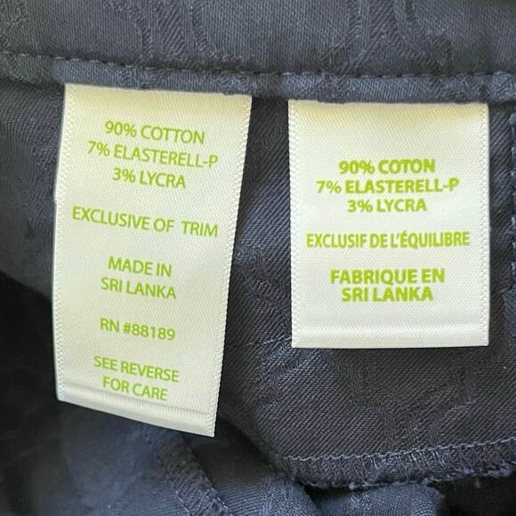 Lilly Pulitzer Kelly Textured Ankle Skinny Pant Trouser Midnight Navy Size 4 - Picture 7 of 11